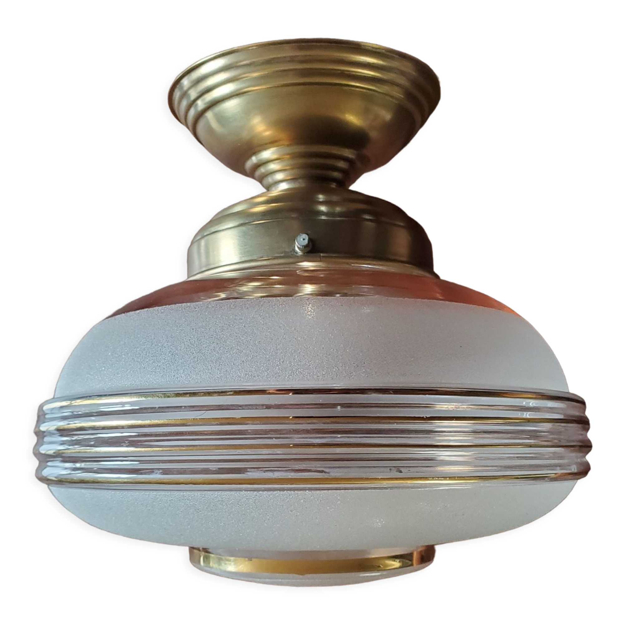 Clichy glass ceiling lamp