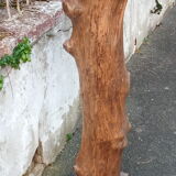 Brutalist tree trunk and oak saddle
