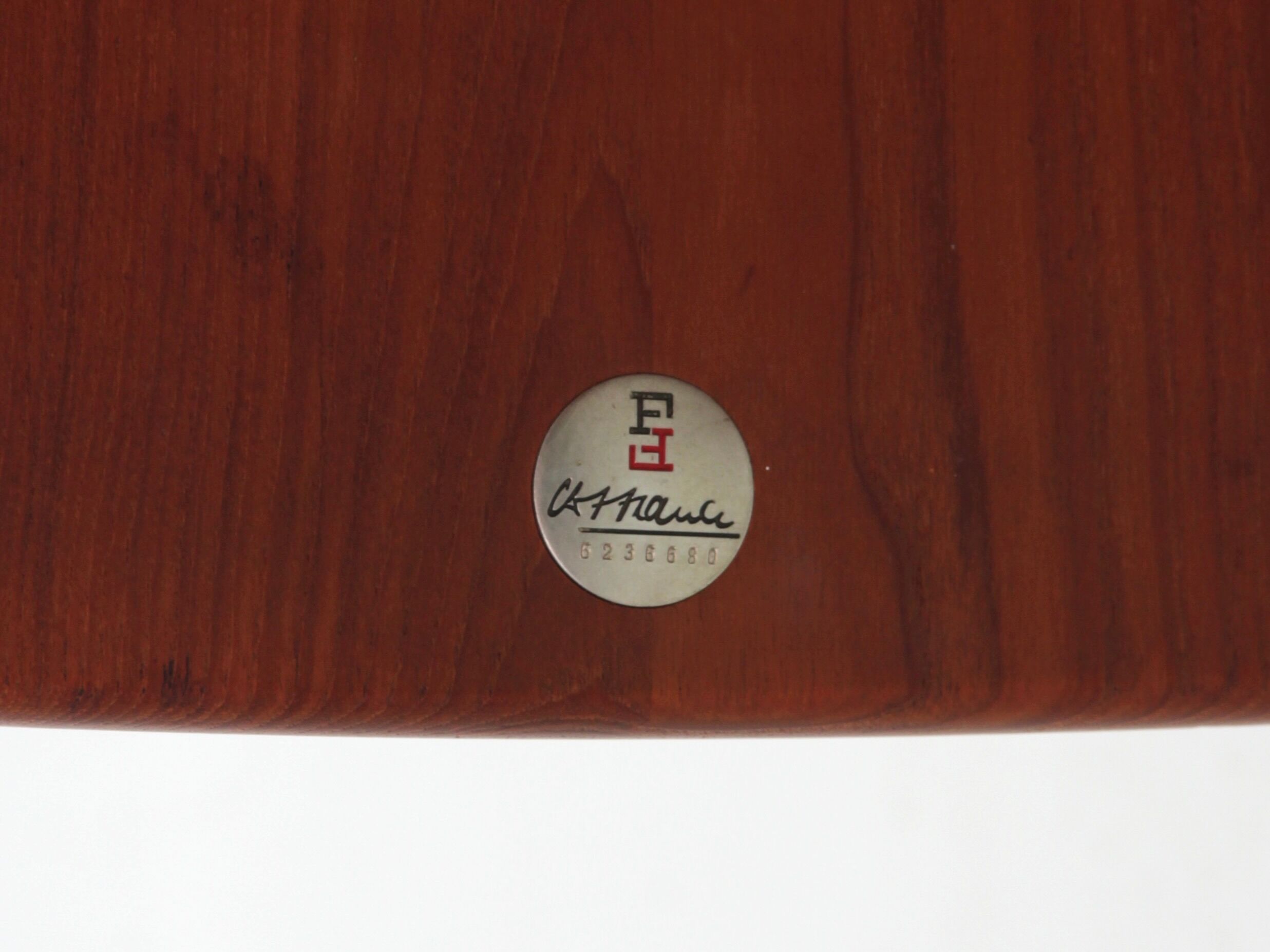 Scandinavian side table in solid teak