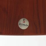 Scandinavian side table in solid teak