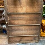 Miroir ancien bois et stuc doré