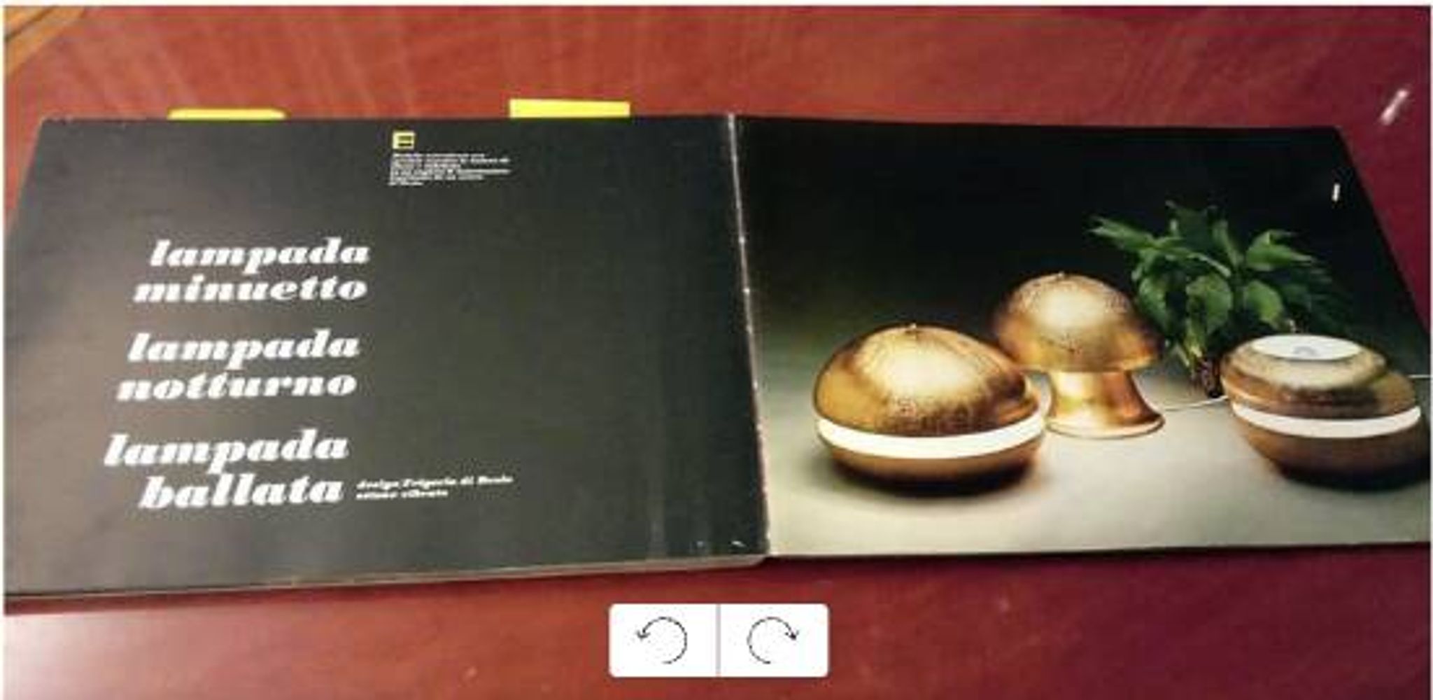 Luciano Frigerio Italian Table Lamp Vibrated Brass "Ballata Alta", 1974