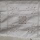 Table runner, crocheted lace and cotton.  R2