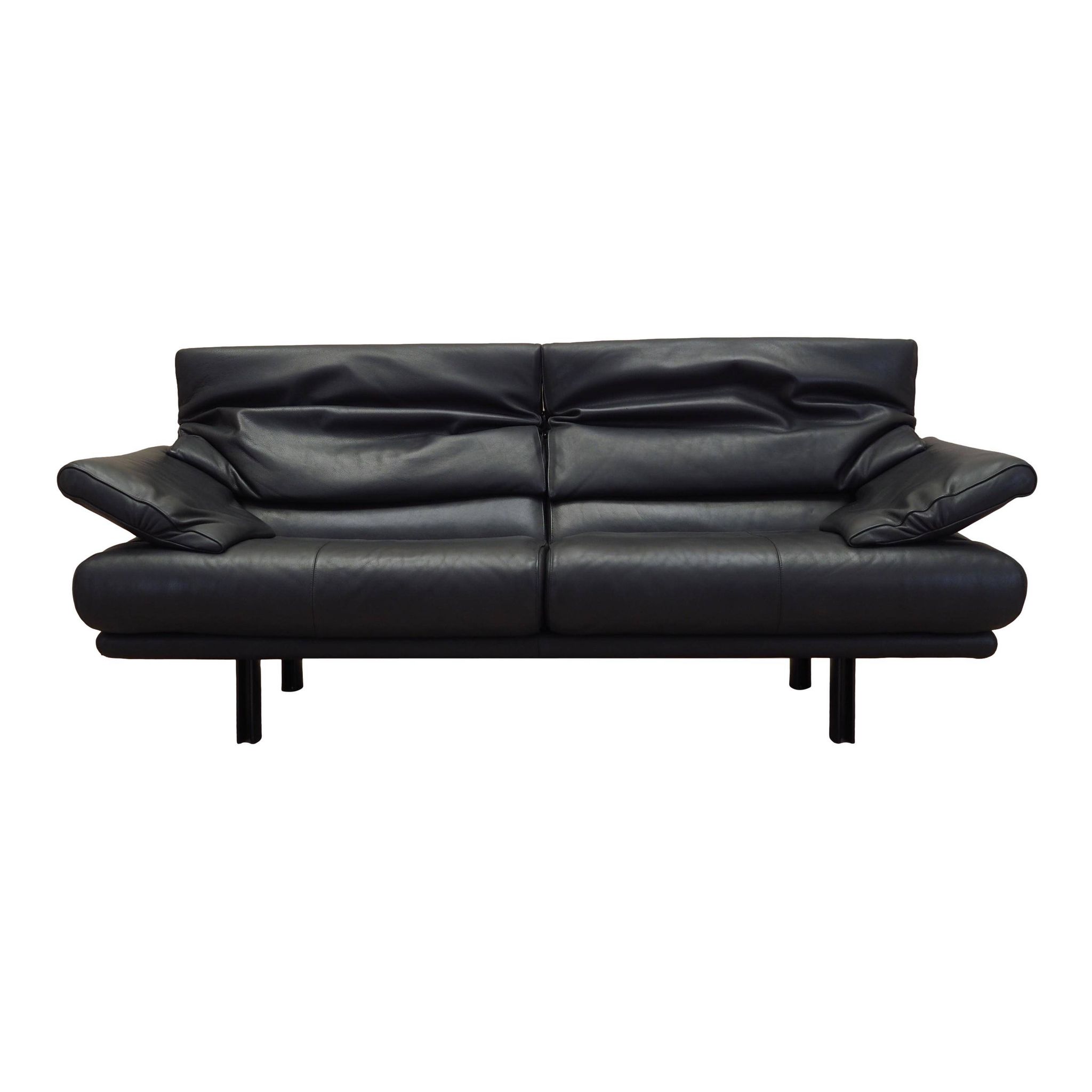 Leather sofa Alanda, Italian design, 1980s, manufacturer: B&B Italia, desig