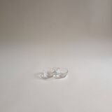 Glass salt and pepper shakers