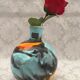 Vase atypical ball original Harro Berger Vienne