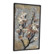 Swedish Stone work on Panel “Äppelblom” By Olga Aue‑Birkfeldt, Framed 52×32cm