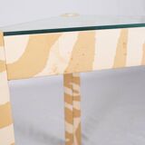 Set of nested tables upholstered, Pierre Frey, 1970s