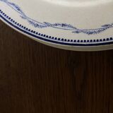 Set of 5 Tournai plates with twig neo-classical design, mid-19th century, ironstone.