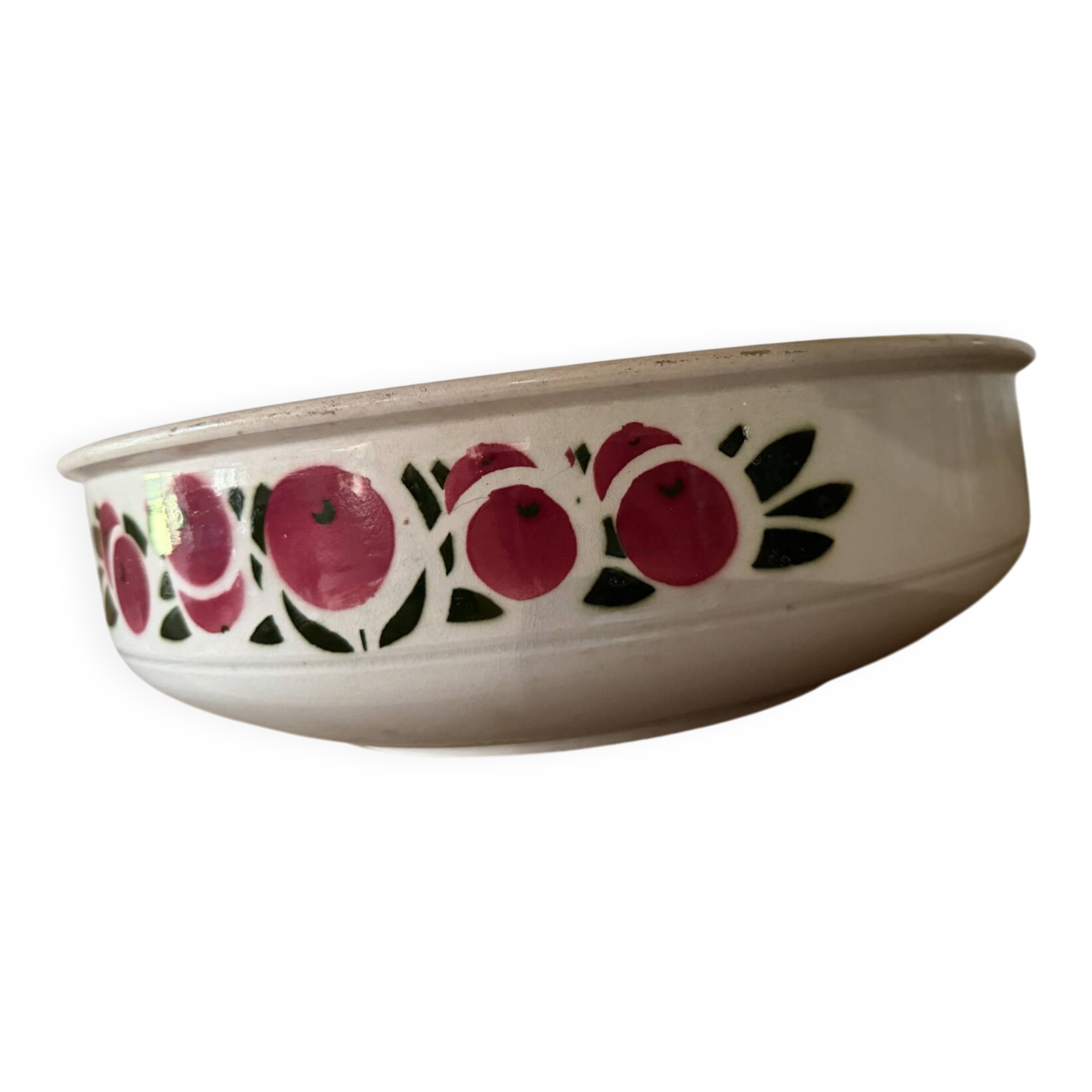 Large earthenware salad bowl from Salins