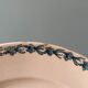Set of 8 plates Terre de Fer 1900 K.G Lunéville, model "Carnation"