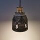 Beautiful ceramic hanging lamp, designed by jette hellerøe denmark, 1960s.