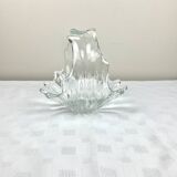 Vintage glass basket emptier