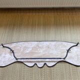 Wrought iron transom/pediment
