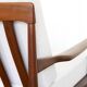 Scandinavian armchair in teak - Fabric, foams & straps: new