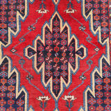 Tapis ancien en laine fait main Mazlagan Iran 194 cm