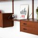 Teak shelving unit, Danish design, 1960s, manufactured in Denmark