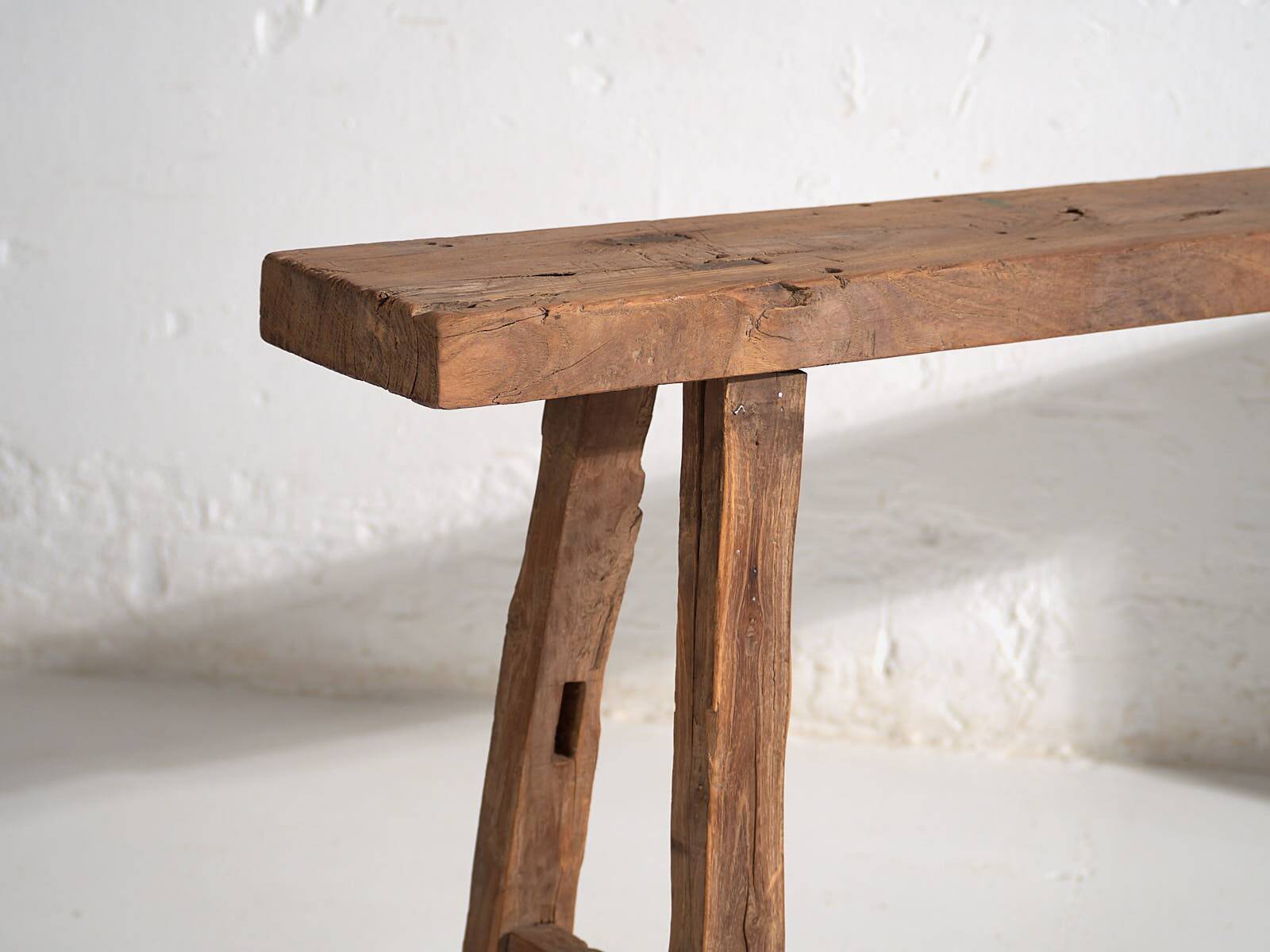 Ancien banc pour pied du lit (c.1870) #43