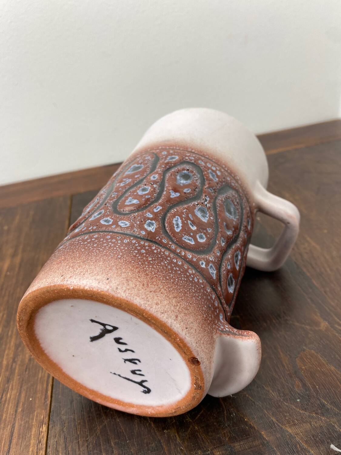 Jean Austruy stoneware vase or pitcher