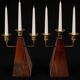 Candle holders pair