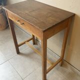 High table / Console in solid wood from the 50s