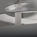 Large Rare Spiral Table Lamp by Luc Bernard, France 1974