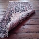 Tapis cachemire soie fait main 155x92cm