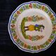 Old Plate HR Quimper Sonneur Player of Bombarde Hand Painted 24cm