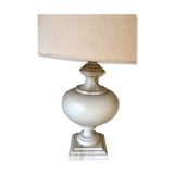 Vintage travertine lampfoot