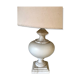 Vintage travertine lampfoot