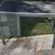 Vintage green metal industrial desk – 1950s