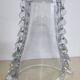 Large oval crystal vase