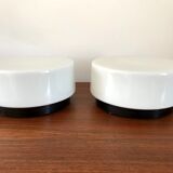 Ceiling lamp in vintage opaline 70s