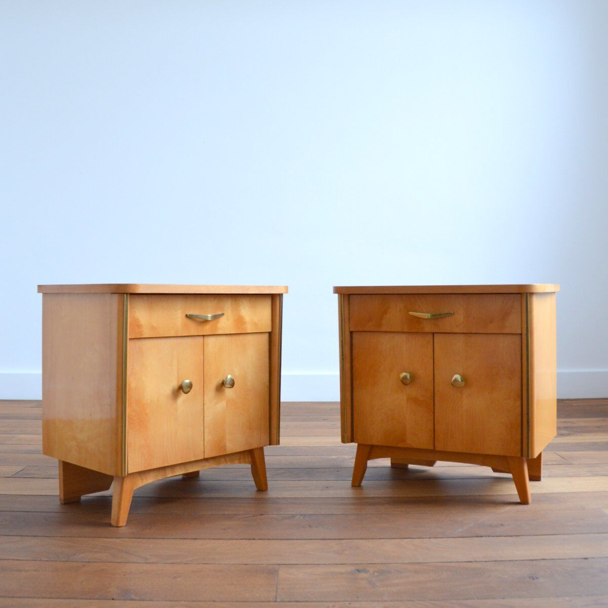 Pair of vintage bedside tables 1960s