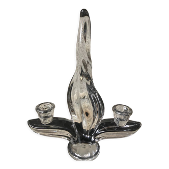 Crystal candle holder “Flame”