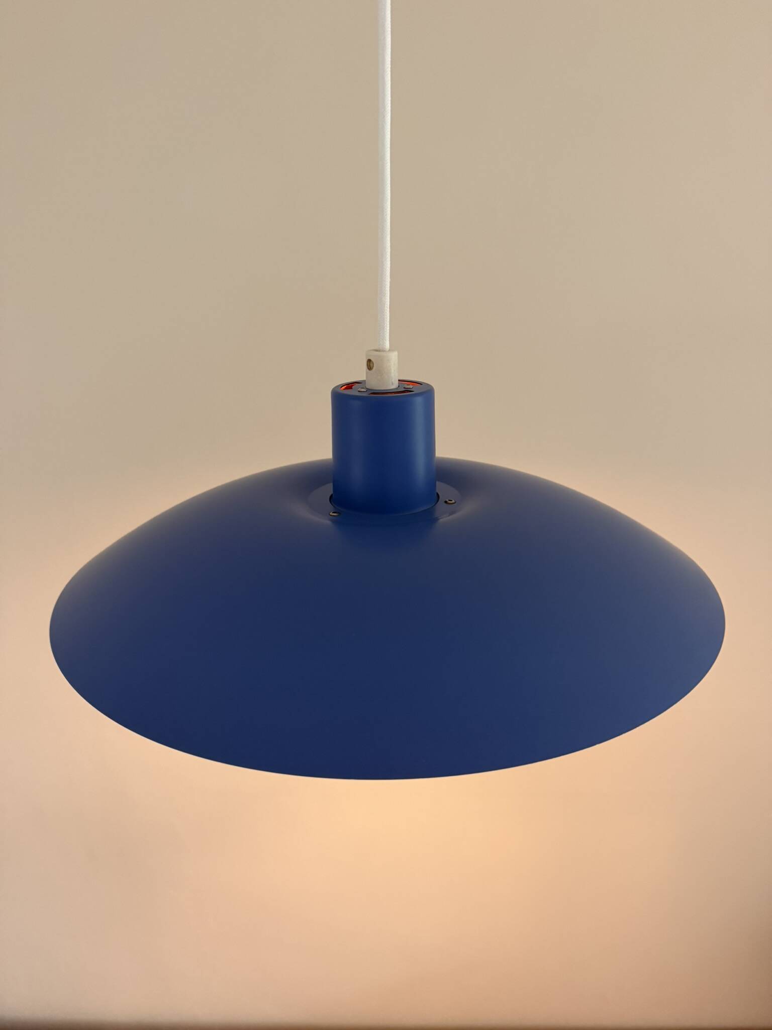Vintage Louis Poulsen PH4/3 - rare blue, like new - Poul Henningsen - Danish design lamp