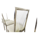 Metal and lucite dining chairs by Belgochrom, 1970s