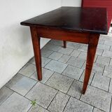 Solid walnut farmhouse table