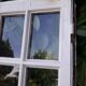 Old oak window H96.9xL81cm small panes