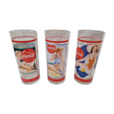 3 verres Coca