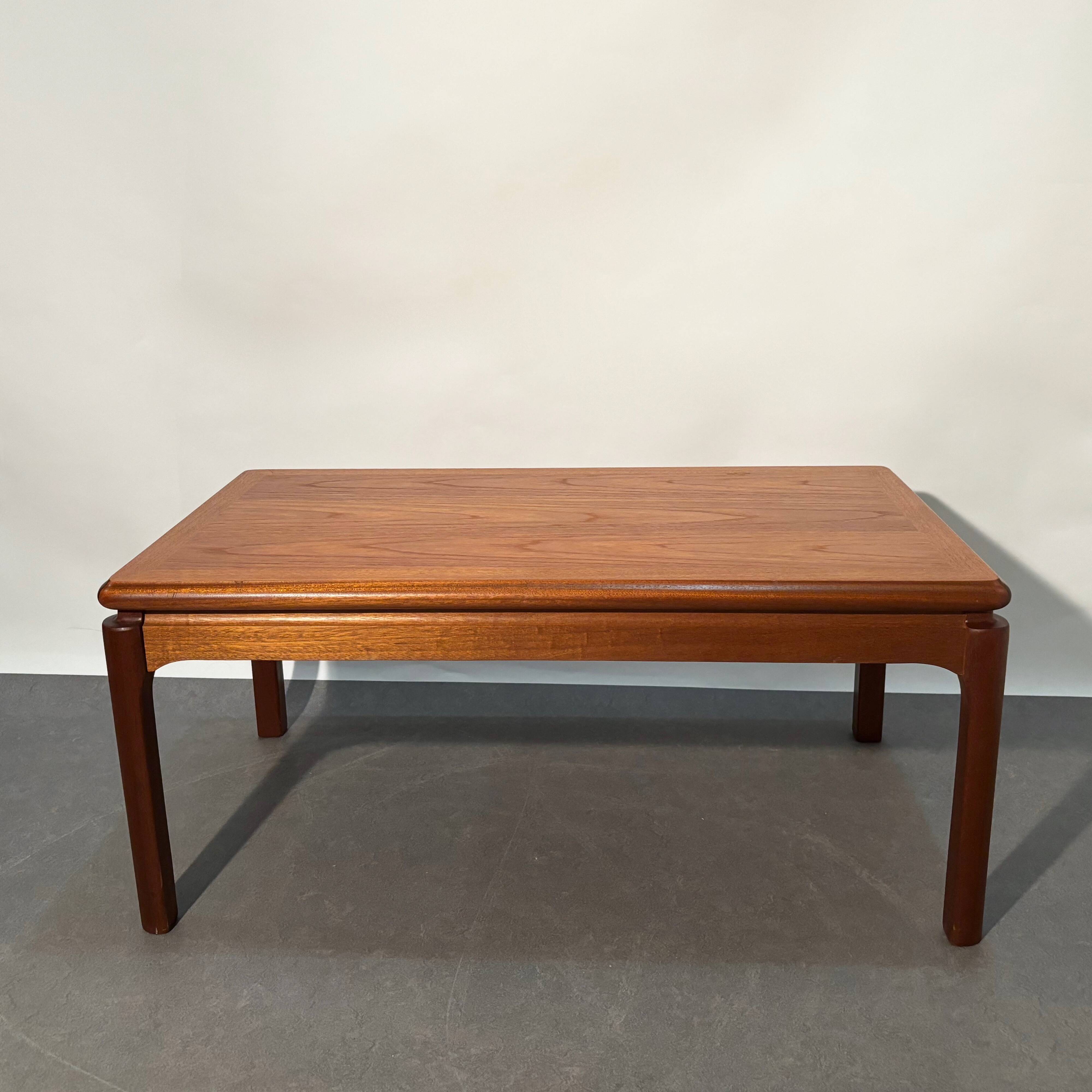 60s teak coffee table