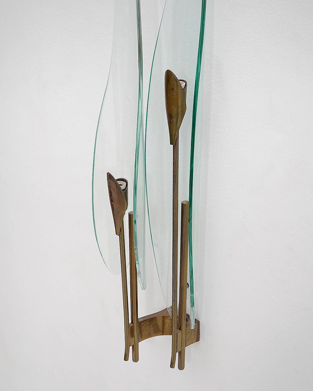 Wall lamp mod. 1461 by Max Ingrand, Fontana Arte, 1960s