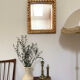 Magnificent antique mirror in neoclassical style.