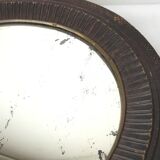 Old oval mirror