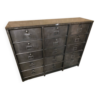 Strafor industrial furniture 1920, 15 flap locker