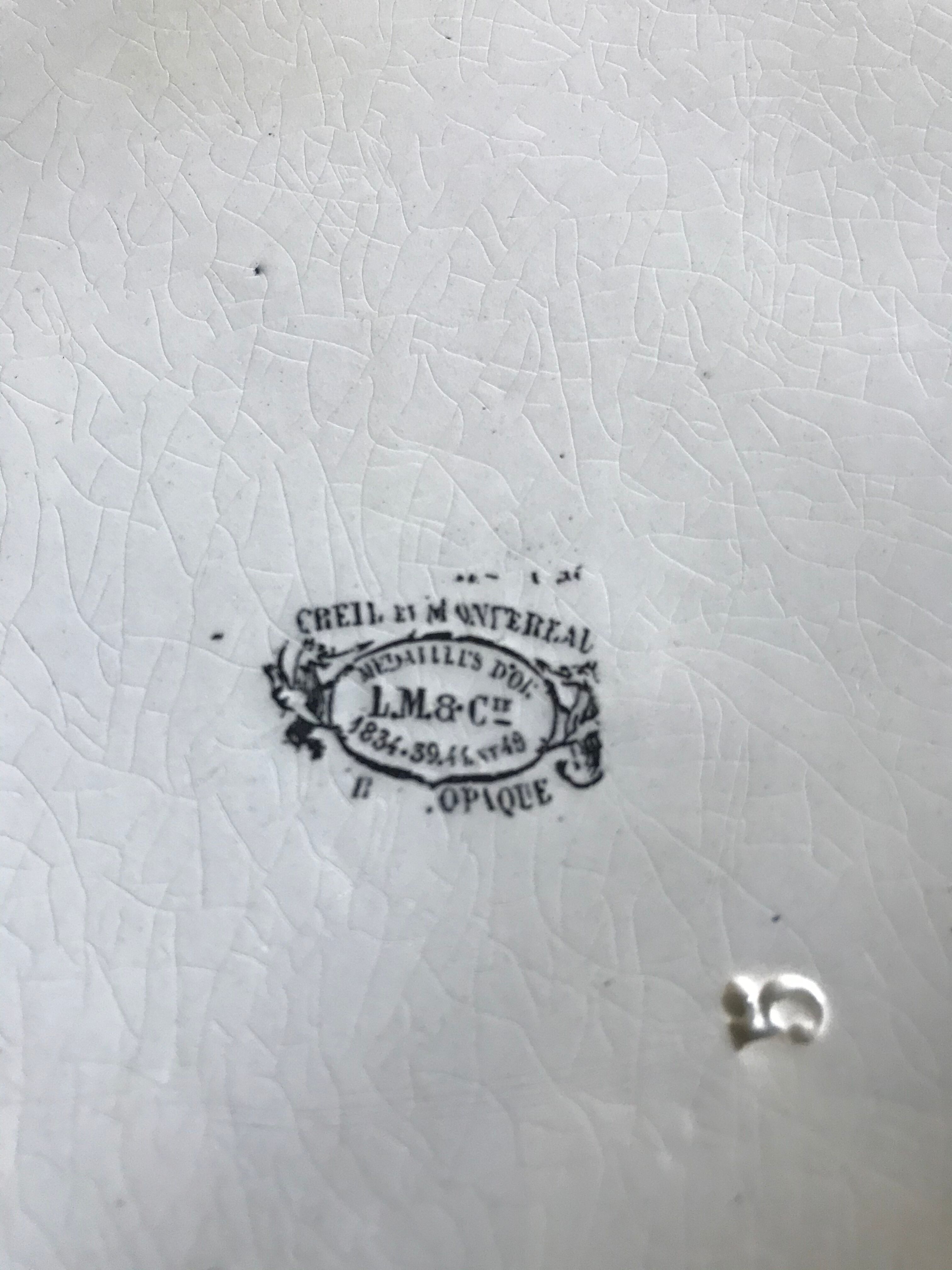 Three old dishes circa 1900