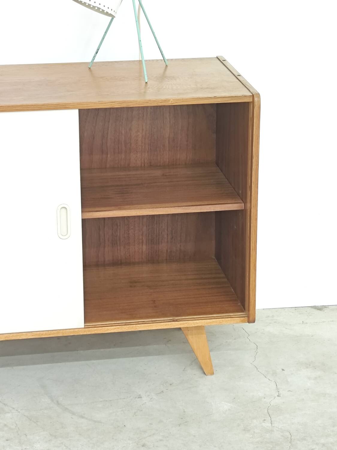 Wooden buffet U 452 pink by Jiri Jiroutek for Intérier Praha 1960