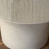 White Stone Table Lamp