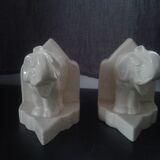 Pair elephants bookends