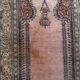 Turkish silk rug shabby vintage, 128x79cm tribal clearance 2510